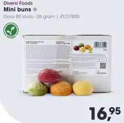 HANOS Diversi Foods Mini buns aanbieding