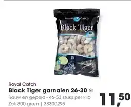 HANOS Black Tiger garnalen 26-30 aanbieding