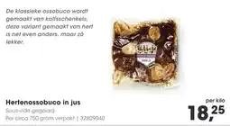 HANOS Hertenossobuco in jus aanbieding