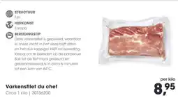HANOS Varkensfilet du chef aanbieding