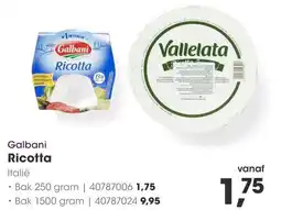 HANOS Galbani Ricotta aanbieding
