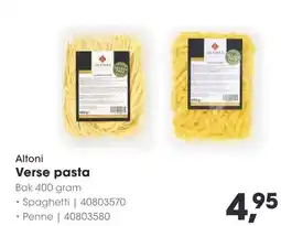 HANOS Altoni Verse pasta aanbieding