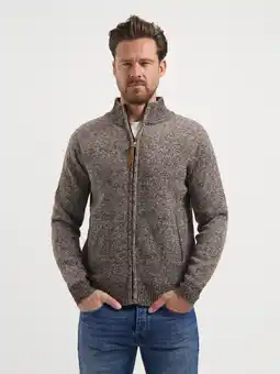 ANWB Mgo Philip Heren Outdoorvest Fleecevest Bruin aanbieding