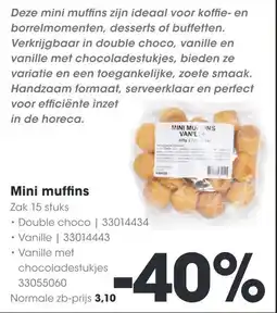 HANOS Mini muffins aanbieding