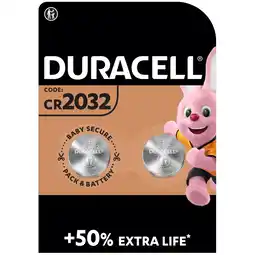 Coolblue Duracell Specialty 2032 Lithium-knoopcelbatterij 3V 2 stuks aanbieding