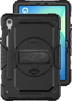 Coolblue Just in Case Samsung Galaxy Tab S10 FE Plus Shockproof Case Zwart aanbieding