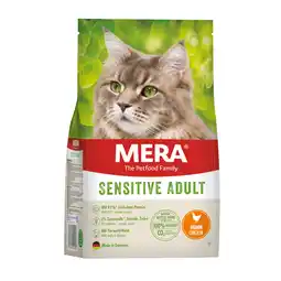 Zooplus mera Cats Sensitive Adult Kip Kattenvoer - Dubbelpak: 2 x 2 kg aanbieding