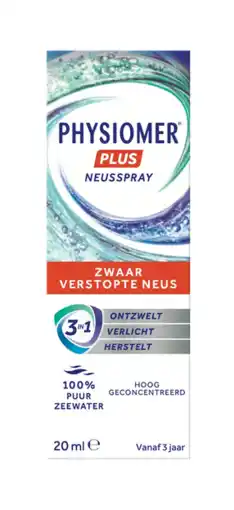 De Online Drogist Physiomer Plus Neusspray aanbieding