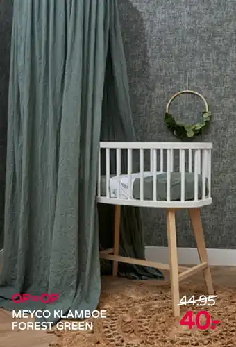 Prenatal Meyco Klamboe Forest Green aanbieding