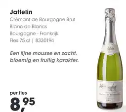 HANOS Jaffelin Crémant de Bourgogne Brut Blanc de Blancs aanbieding