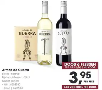 HANOS Armas de Guerra aanbieding
