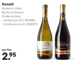 HANOS Donelli aanbieding