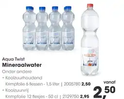 HANOS Aqua Twist Mineraalwater aanbieding
