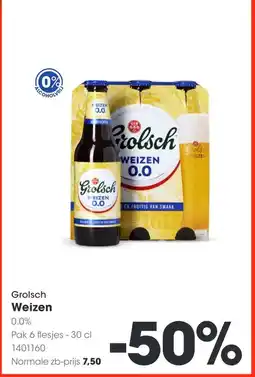 HANOS Grolsch Weizen 0.0% aanbieding