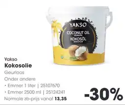 HANOS Yakso Kokosolie Geurloos aanbieding