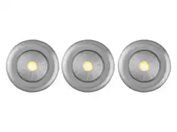 Lidl LIVARNO Set van 3 LED-lampen (Zilver) aanbieding
