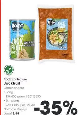 HANOS Rootzz of Nature Jackfruit aanbieding