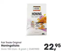 HANOS Fair Trade Original Honingsticks aanbieding