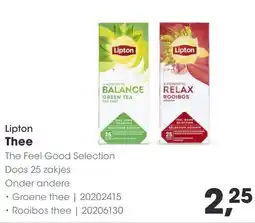 HANOS Lipton Thee aanbieding