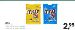 HANOS M&M's aanbieding
