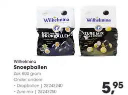 HANOS Wilhelmina Snoepballen aanbieding