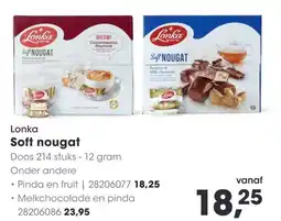 HANOS Lonka Soft nougat aanbieding