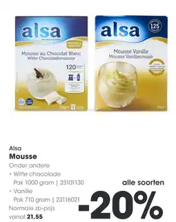 HANOS Alsa Mousse aanbieding