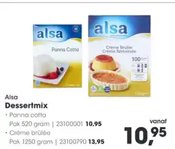 HANOS Alsa Dessertmix aanbieding