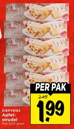Vomar Voordeelmarkt Apfelstrudel aanbieding