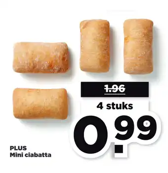 PLUS PLUS Mini ciabatta aanbieding