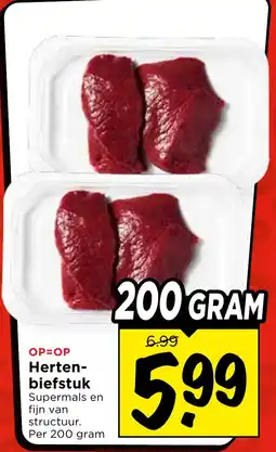 Vomar Voordeelmarkt Hertenbiefstuk aanbieding