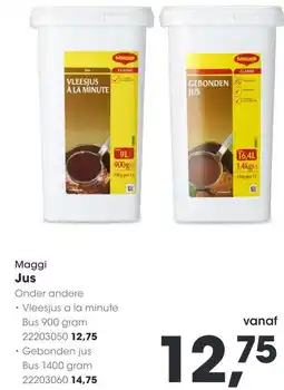 HANOS Maggi Jus aanbieding