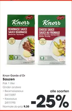HANOS Knorr Garde d'Or Sauzen aanbieding