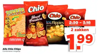 PLUS Alle Chio Chips aanbieding