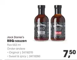 HANOS Jack Daniel's BBQ-sauzen aanbieding