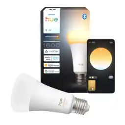 MediaMarkt Philips Hue Led A67 Bulb Warm Tot Koelwit Licht E27 Fitting Slimme Ledlamp Wit aanbieding