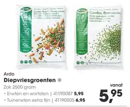 HANOS Ardo Diepvriesgroenten aanbieding