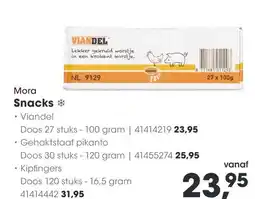 HANOS Mora Snacks aanbieding