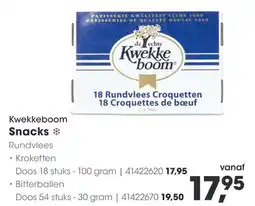 HANOS Kwekkeboom Snacks aanbieding
