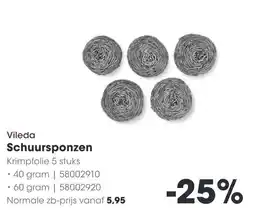 HANOS Vileda Schuursponzen aanbieding