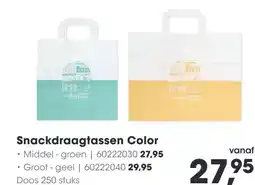 HANOS Snackdraagtassen Color aanbieding