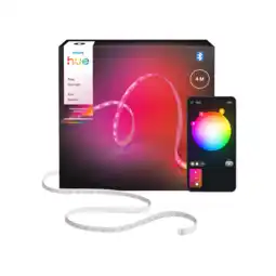 MediaMarkt Philips Hue Flux Led Strip 4 M Chromasync - Technologie. Gekleurd En Helder Natuurlijk Wit Licht -1 aanbieding