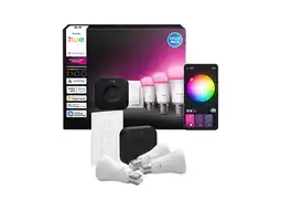 MediaMarkt Philips Hue Hue Starterkit Slimme Verlichting E27 Meerkleurig aanbieding