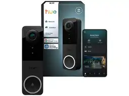 MediaMarkt Hue Secure Bedrade Videodeurbel 2k-video En Tweerichtingsaudio Werkt Met Philips Lampen Dag- Nachtvi aanbieding