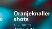 Sligro Oranjeknaller shots aanbieding