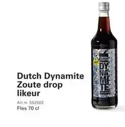 Sligro Dutch Dynamite Zoute drop likeur aanbieding