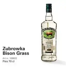 Sligro Zubrowka Bison Grass aanbieding