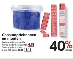 Sligro Consumptiebonnen en munten aanbieding