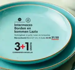 Sligro Intermezzo Borden en kommen Lazio aanbieding