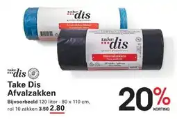 Sligro dis Take Dis Afvalzakken aanbieding